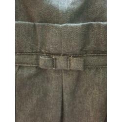 Vanilia VNL zwarte jeans jurk met studs