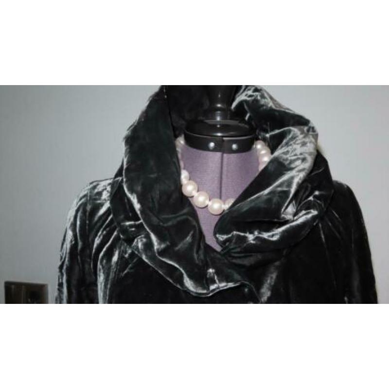 NATAN COLLECTION zeer mooie gala velour jasje/blazer 38 40 M