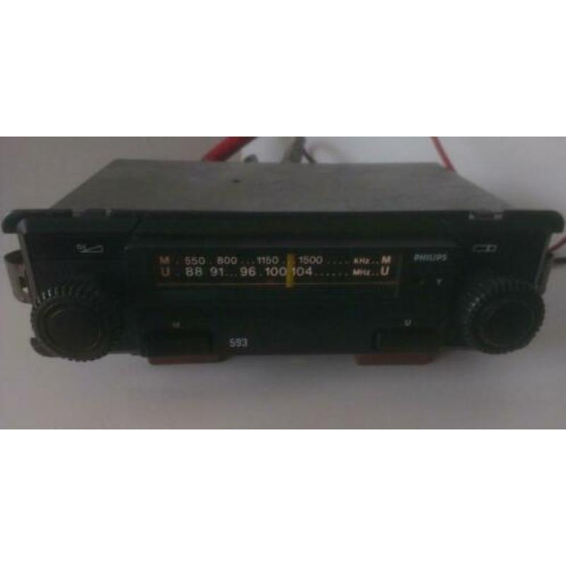Vintage Autoradio Philips 593 - oldtimer / youngtimer radio