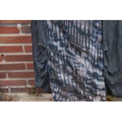 Jurk grijs/ blauw Marie Mero mt 42