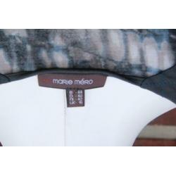 Jurk grijs/ blauw Marie Mero mt 42