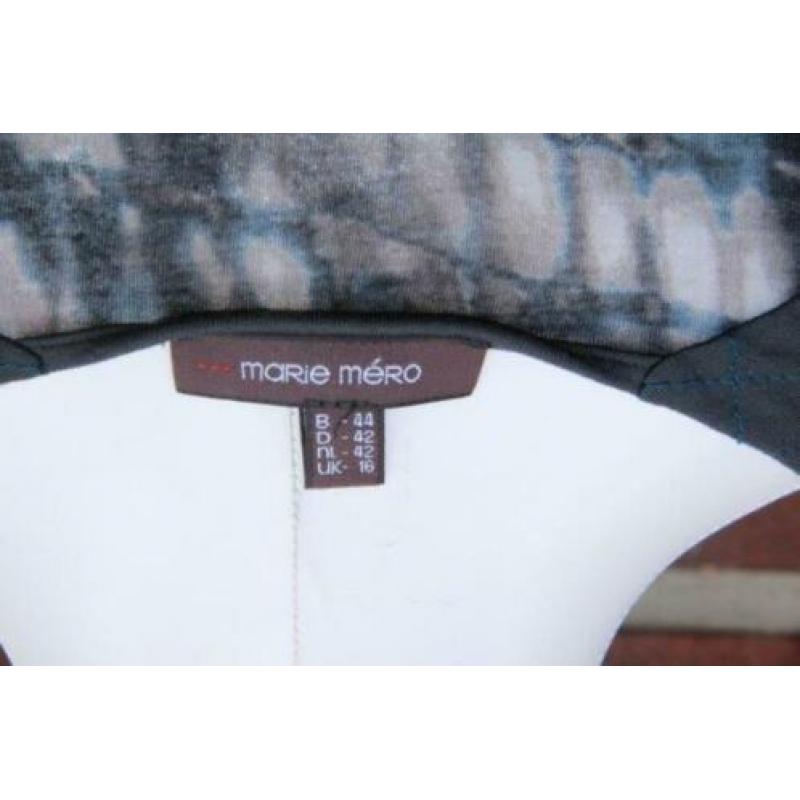 Jurk grijs/ blauw Marie Mero mt 42