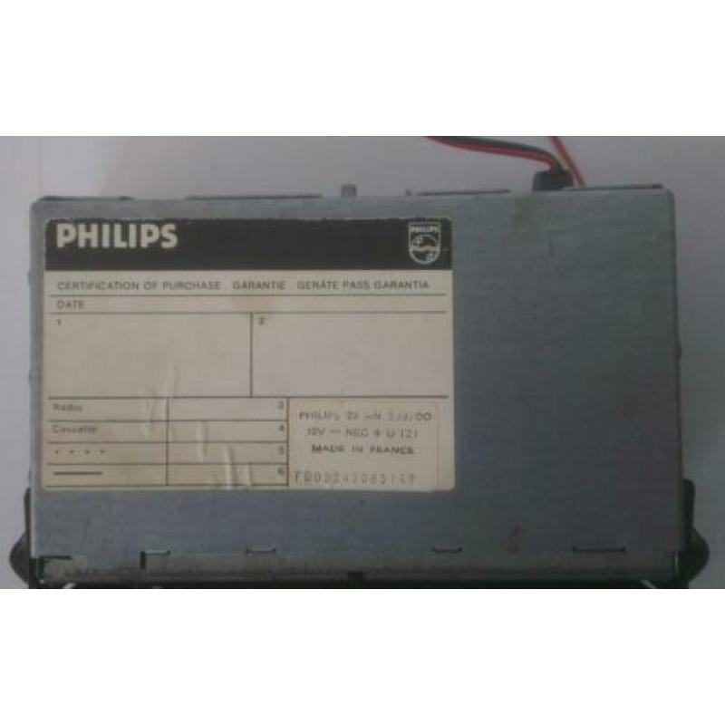 Vintage Autoradio Philips 593 - oldtimer / youngtimer radio