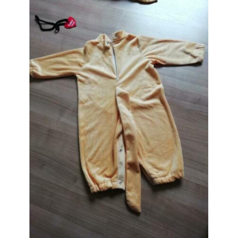 kostuum carnaval puppy hond voor baby, maat 80