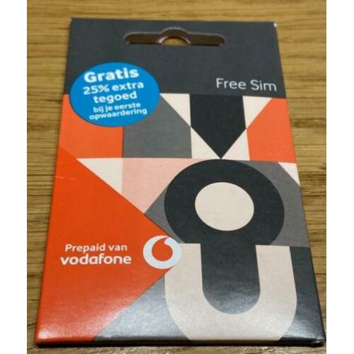 Simkaarten van Vodafone