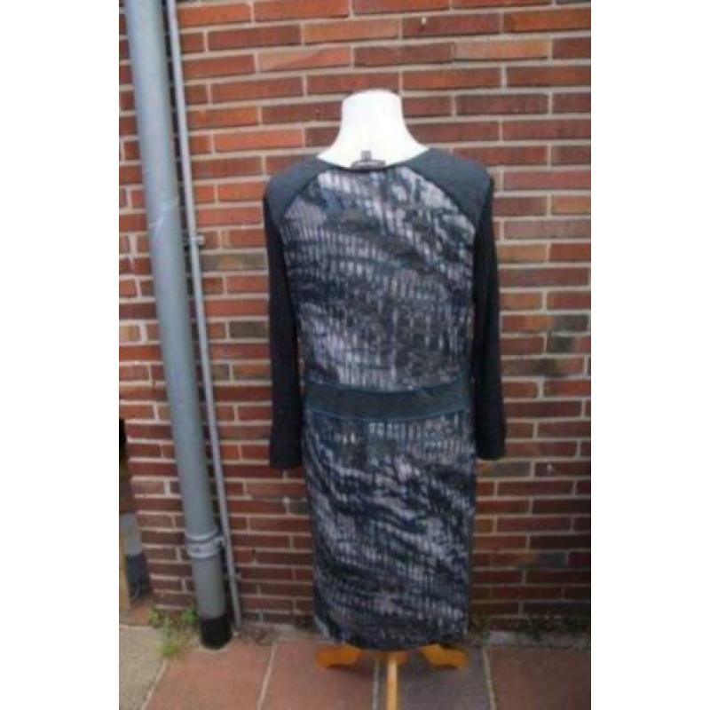 Jurk grijs/ blauw Marie Mero mt 42