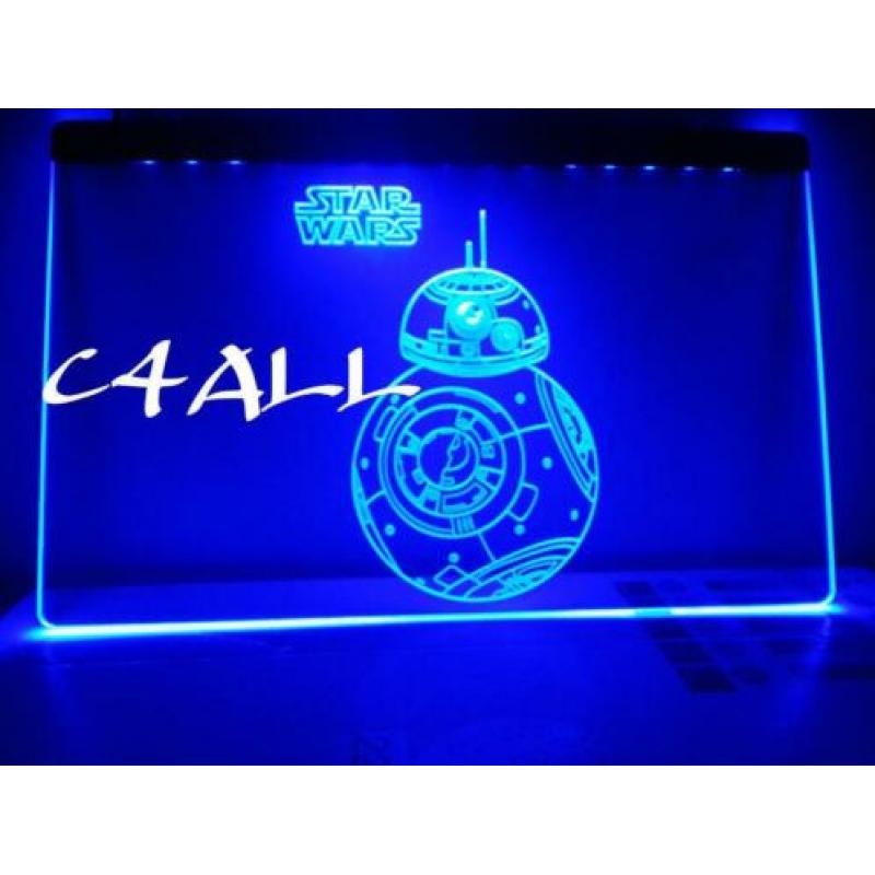 Smurf Smurfen Bar Neon 3D LED Lamp Verlichting Plaat Bord