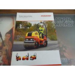 Dynapac wegenbouw machines folders