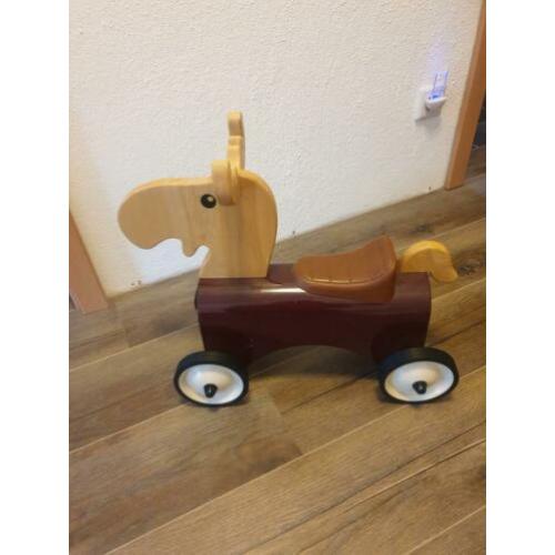 Loopfiets hout en metaal