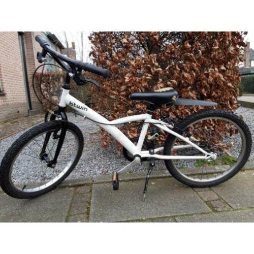 B'twin kinderfiets wit 20 inch
