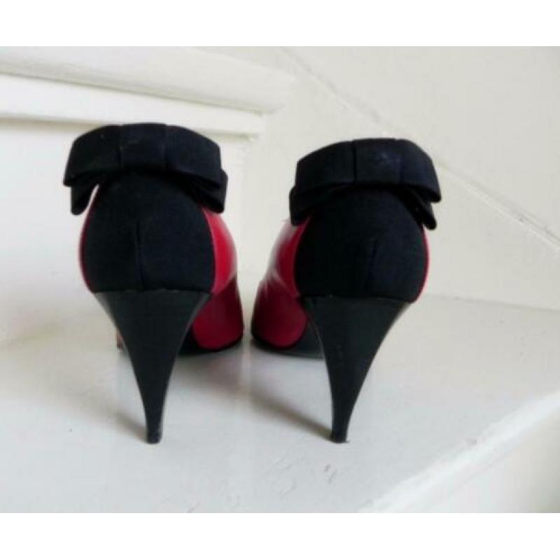 2149 VINTAGE Sergio Rossi exclusieve rode sexy pumps 37 38
