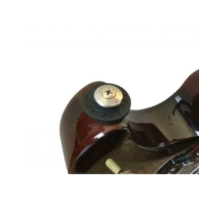2 pcs Elektrische Gitaar strap locks rubber zwart