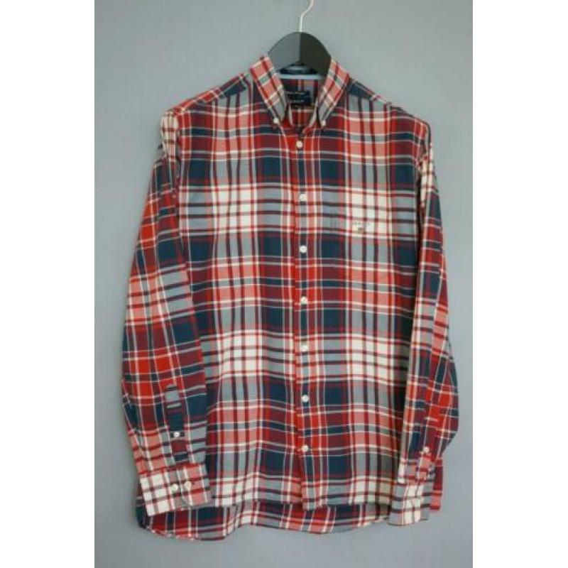 Gant ruit overhemd / shirt maat M
