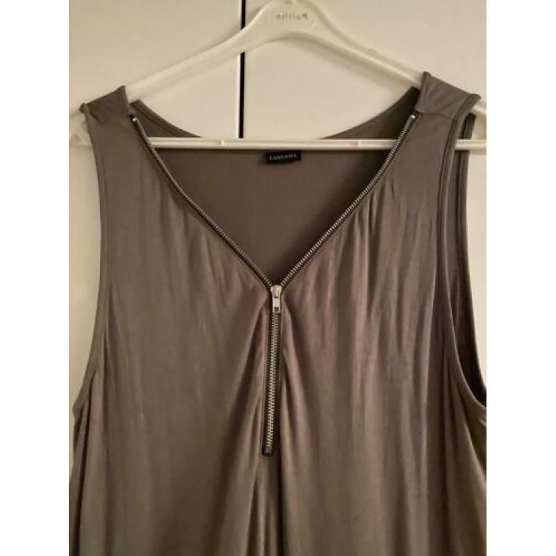 Jumpsuit Lascana zachte stof donkergroen maat M/L (40)