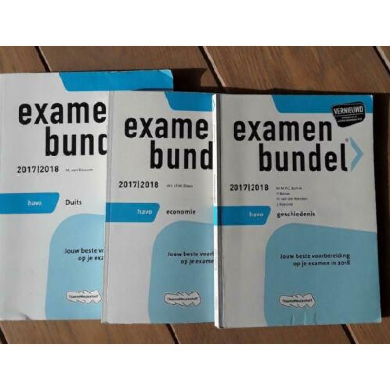 Examenbundels Havo ( du, ec, ge) + samengevat ( ec, ge)