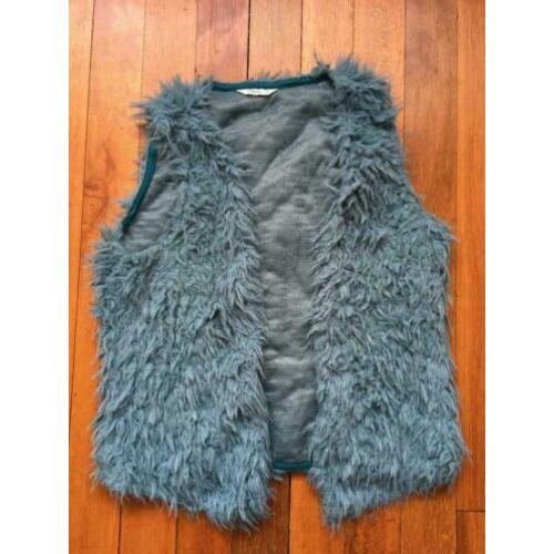 Zgan imitatiebont gilet mt.M Miss Etam