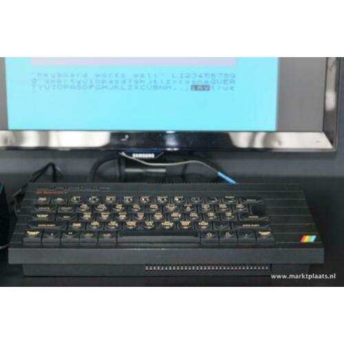 Sinclair ZX Spectrum+ (composite video mod and new membrane)