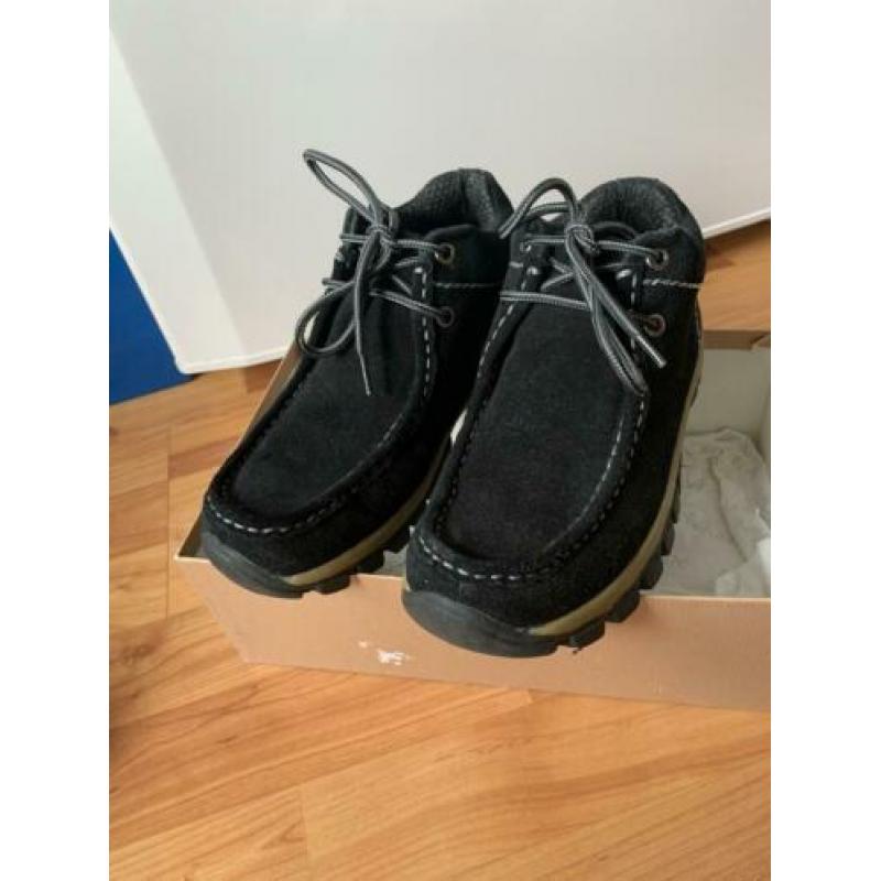 Zwarte stevige wandelschoenen Damage mt 35