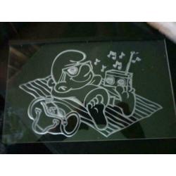 Smurf Smurfen Bar Neon 3D LED Lamp Verlichting Plaat Bord