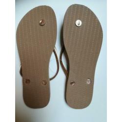 *Nieuw* Havaianas Slim Glitter Rose Gold maat 41/42