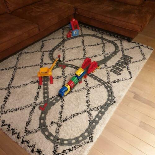 Nette grote duplo trein met 52 spoordelen