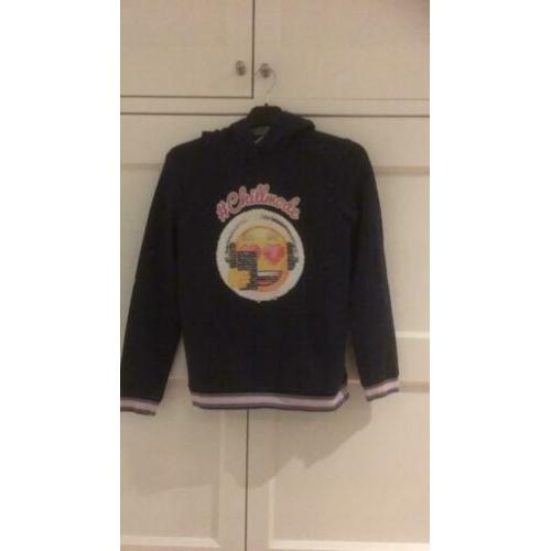 Leuke emoji trui hoody chillmode maat 158