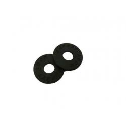 2 pcs Elektrische Gitaar strap locks rubber zwart