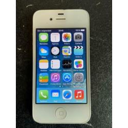 iPhone 4 wit 16GB Homeknop werkt wel maar hard drukken.