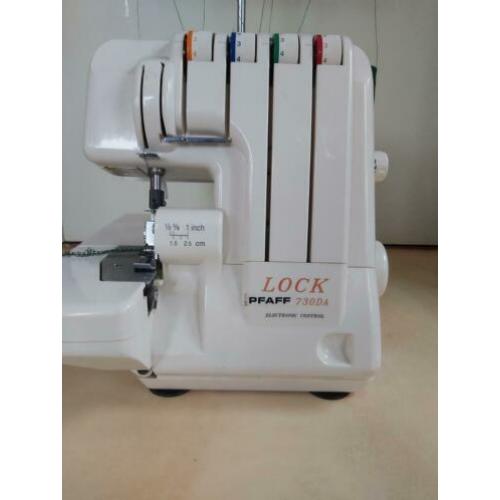 LOCKMACHINE PFAFF 730DA 2/3/4 DRAADS met 22 lockgarenspoelen