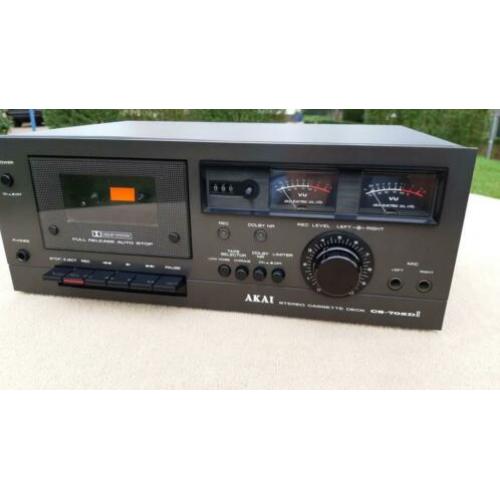 Vintage 1977 AKAI CS-702DII Cassettedeck, zeer goede staat!