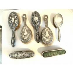 Diverse Antieke Zilveren Borstels #ForSale