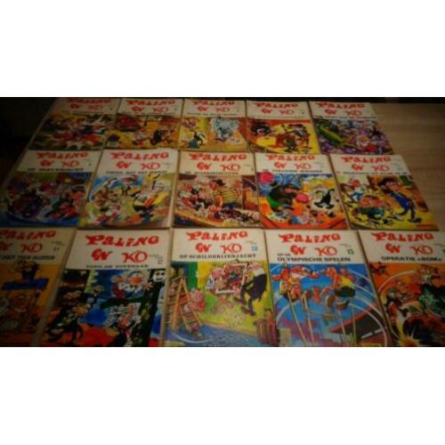 Paling en Ko stripboeken 49 stuks goede staat