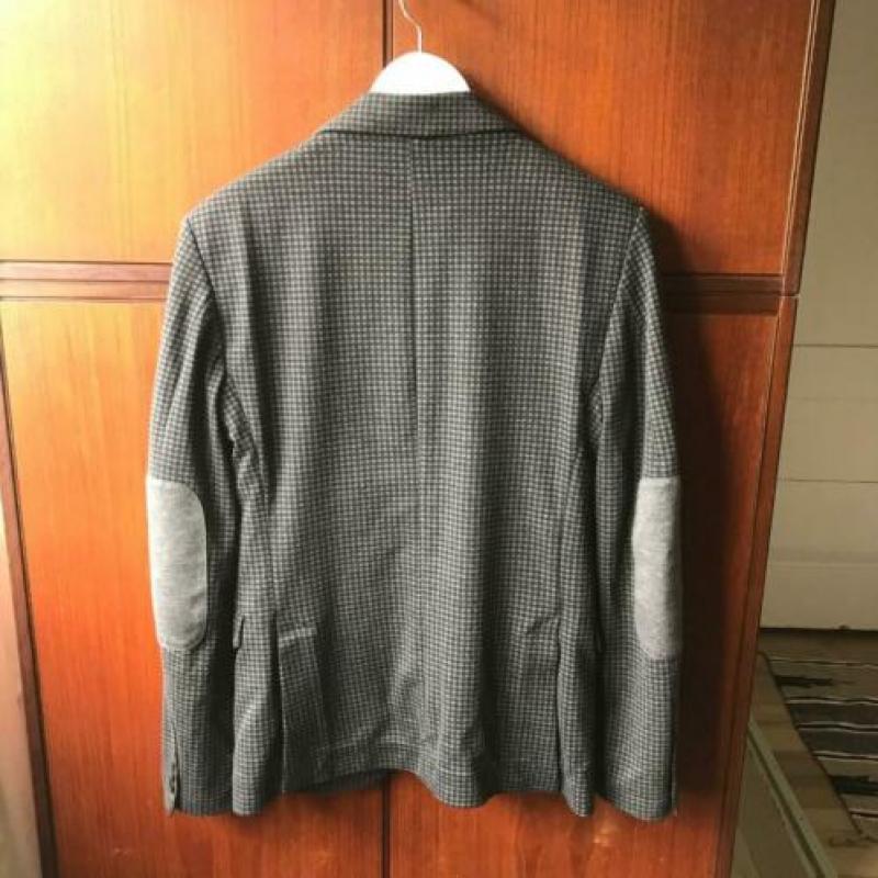 Zara man blazer zwart/grijs mt 48