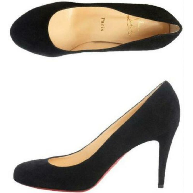 Louboutin Ron Ron suède 85mm maat 39,5
