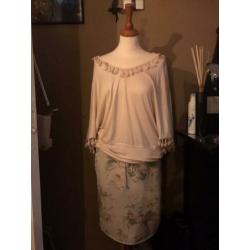 IBIZA stijl setje rok en shirt one size