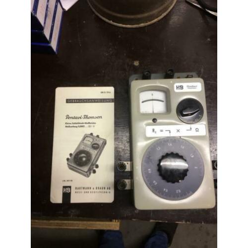 Pontavi Thomson weerstandbrug met handleiding