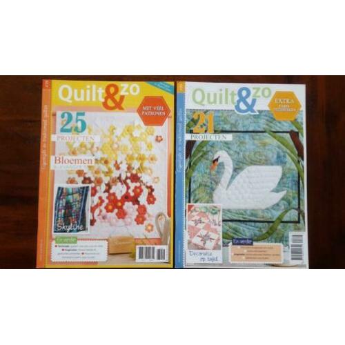 2 nieuwe tijdschriften van Quilt & zo