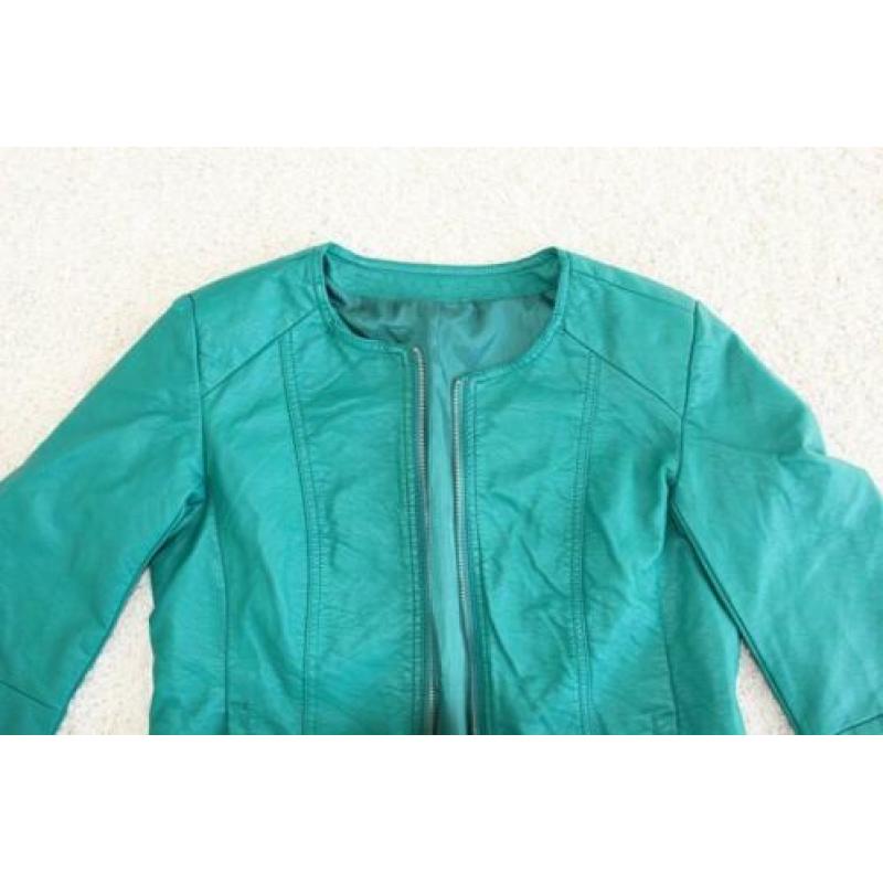 Mooi Leather Look Jasje7 (M)