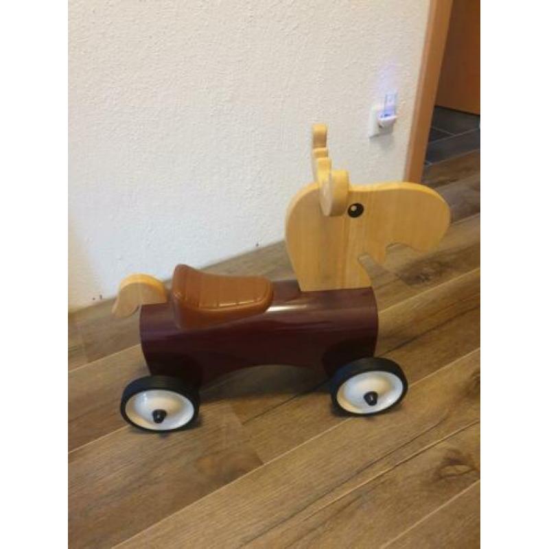 Loopfiets hout en metaal