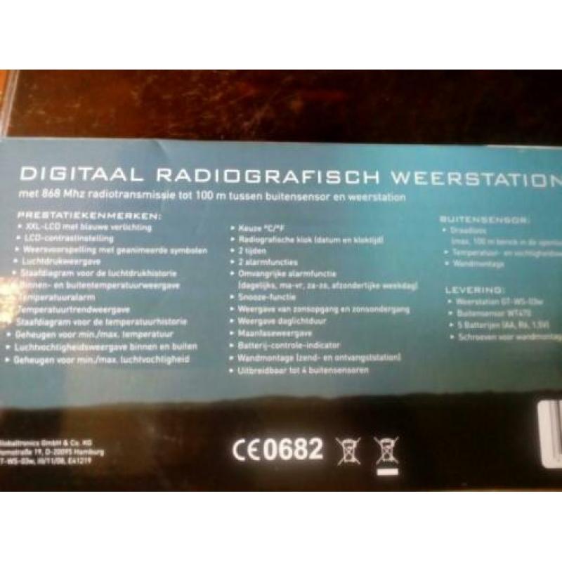 digitaal radiografisch weerstation Aldi