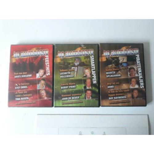 9 Nederlandstalige muziek dvd's nieuw in plastic
