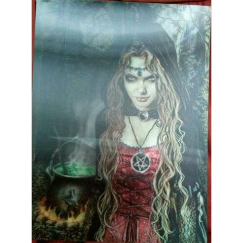 3 Posters met 3 D foto.s