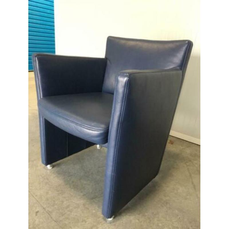4 Zacht lederen eetkamer stoelen