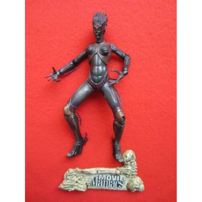 Figuur; Movie Maniacs Freddy, Jason, Leatherface, Crow, Ash