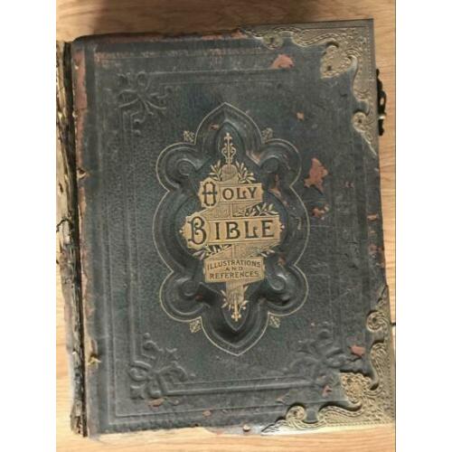 Antieke bijbel holy bible and references