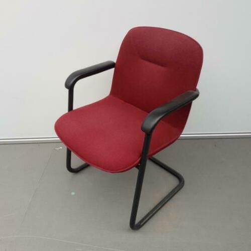 AHREND CIRKEL 5484 vergaderstoelen - rood - set 4 stuks