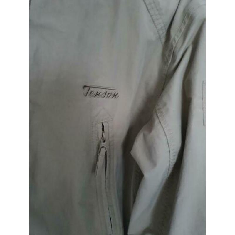 Prachtige Tenson herenjas mt l beige zgan