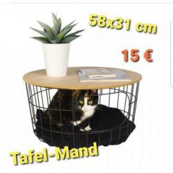 Hondenmand, kattenmand, hondenkleding, kattenpoef, speelgoed