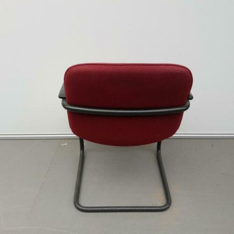 AHREND CIRKEL 5484 vergaderstoelen - rood - set 4 stuks