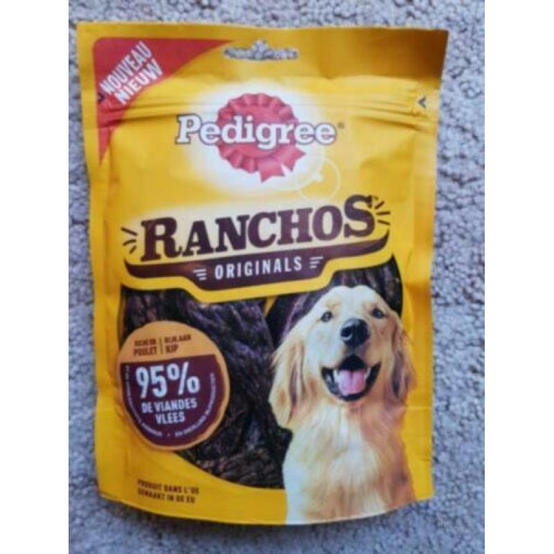 4 Pedigree verpakkingen tussendoortjes voor honden (nieuw!)